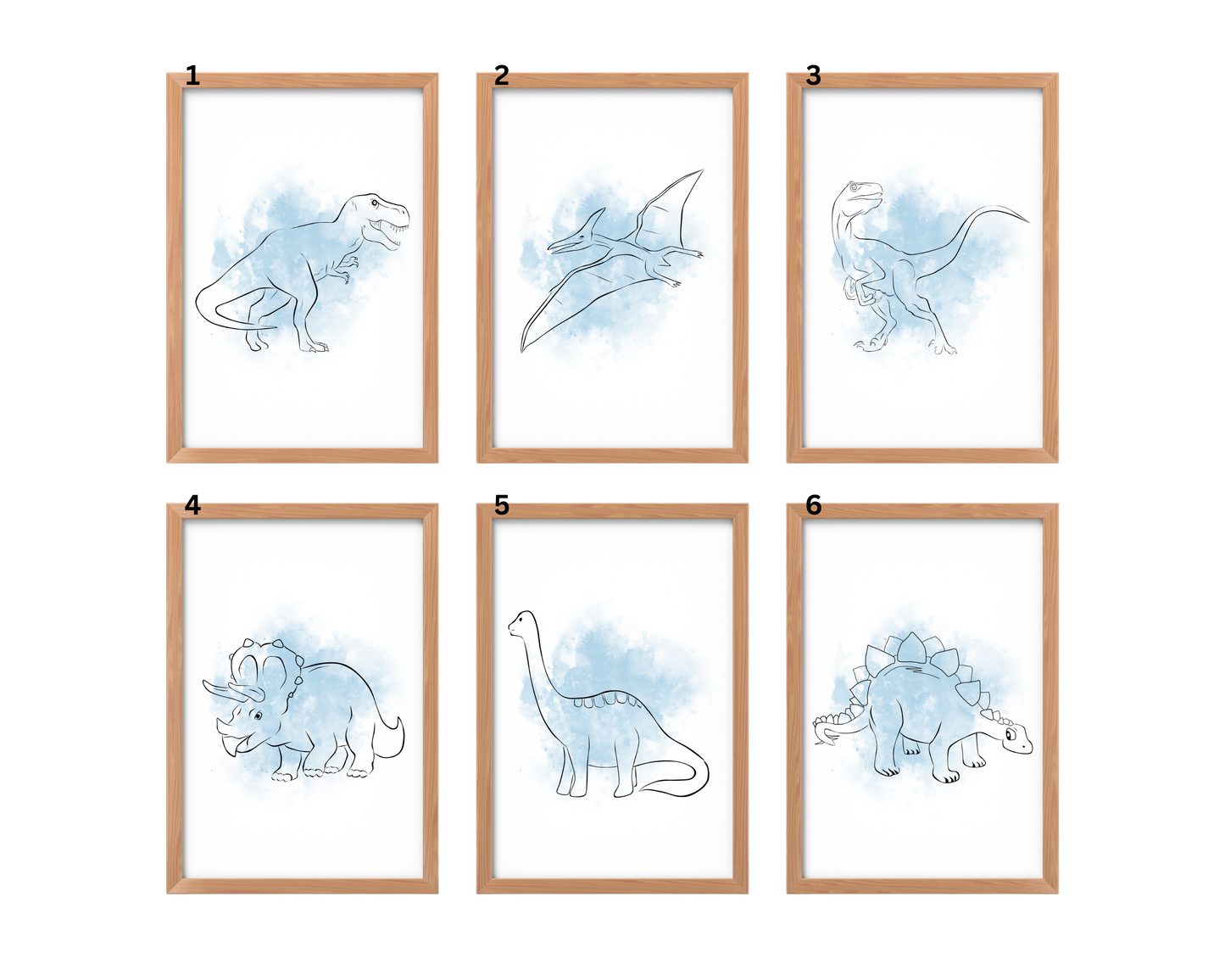 Personalised Dinosaur Print Collection