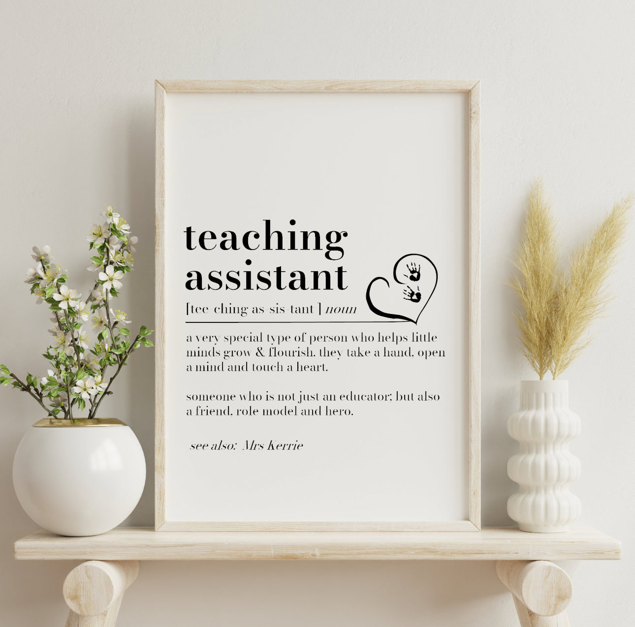 Teaching Assistant Definition Print