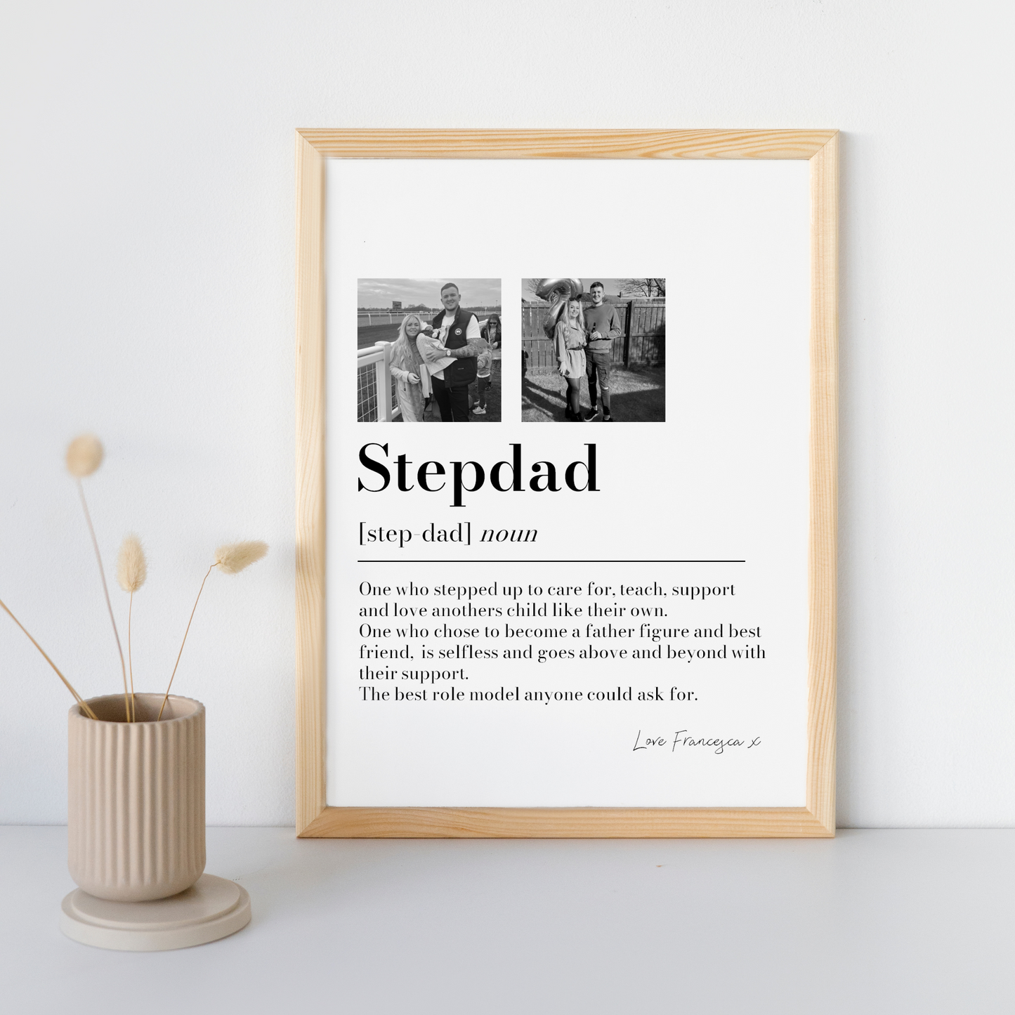 Stepdad Custom Image Definition Print