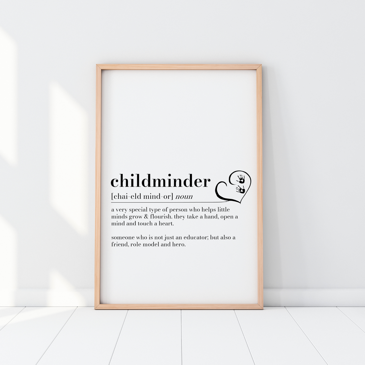 Childminder Definition Print