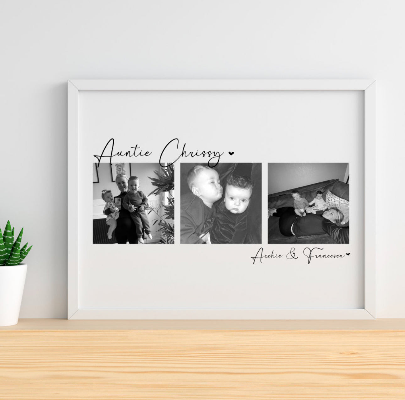 Auntie Photo Print, Auntie gift, Personalised Auntie Photo gift, Birthday gift for Auntie, Mothers Day Gift Aunt Aunty Print to Gift