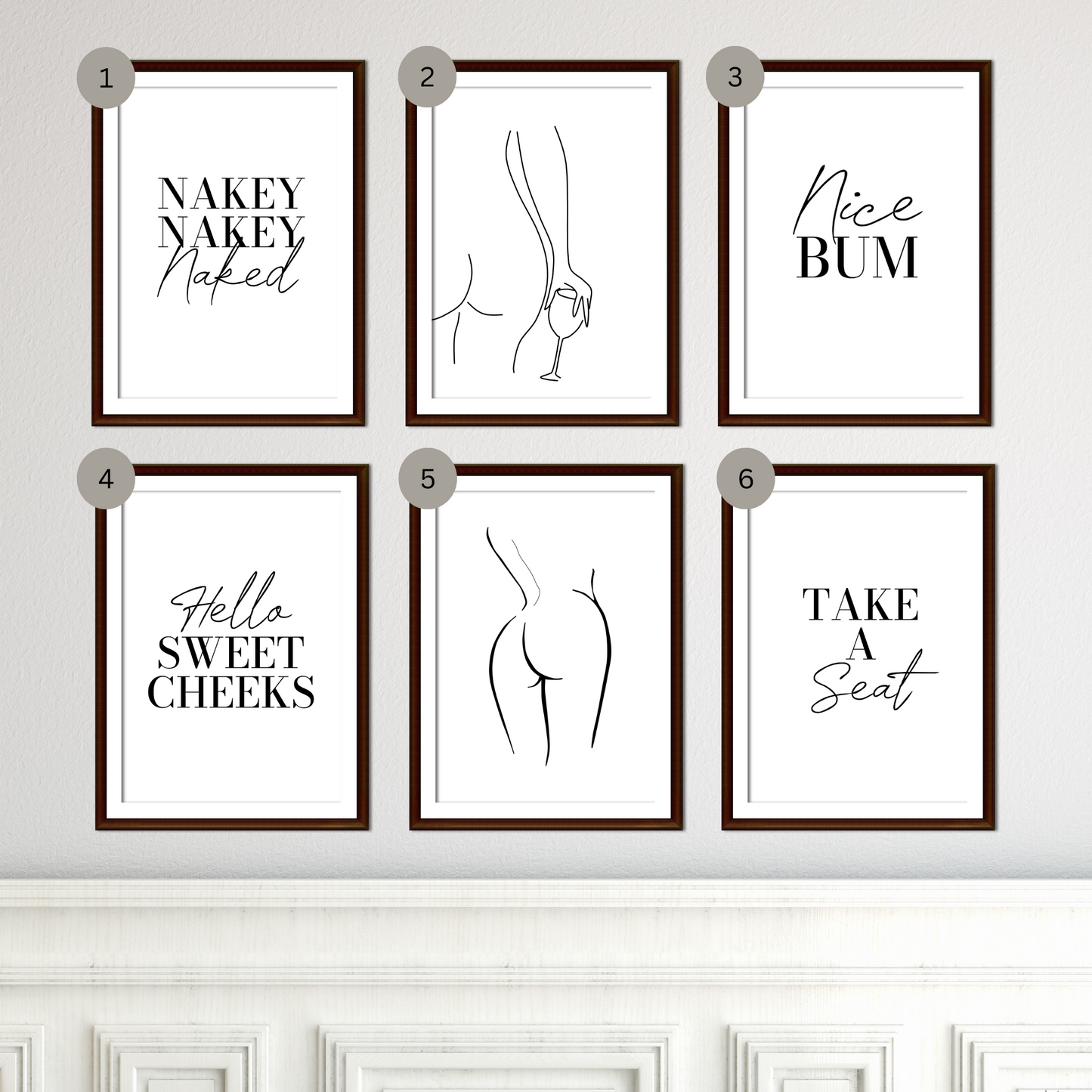 Bathroom Wall Prints  - Mix & Match