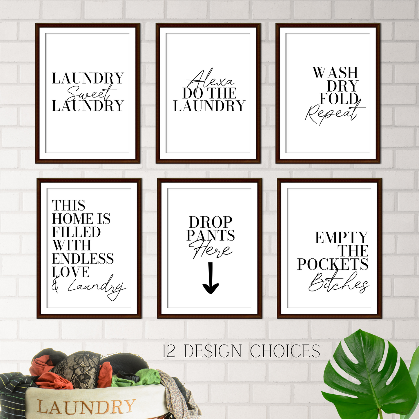 Laundry Room Wall Prints  - Mix & Match