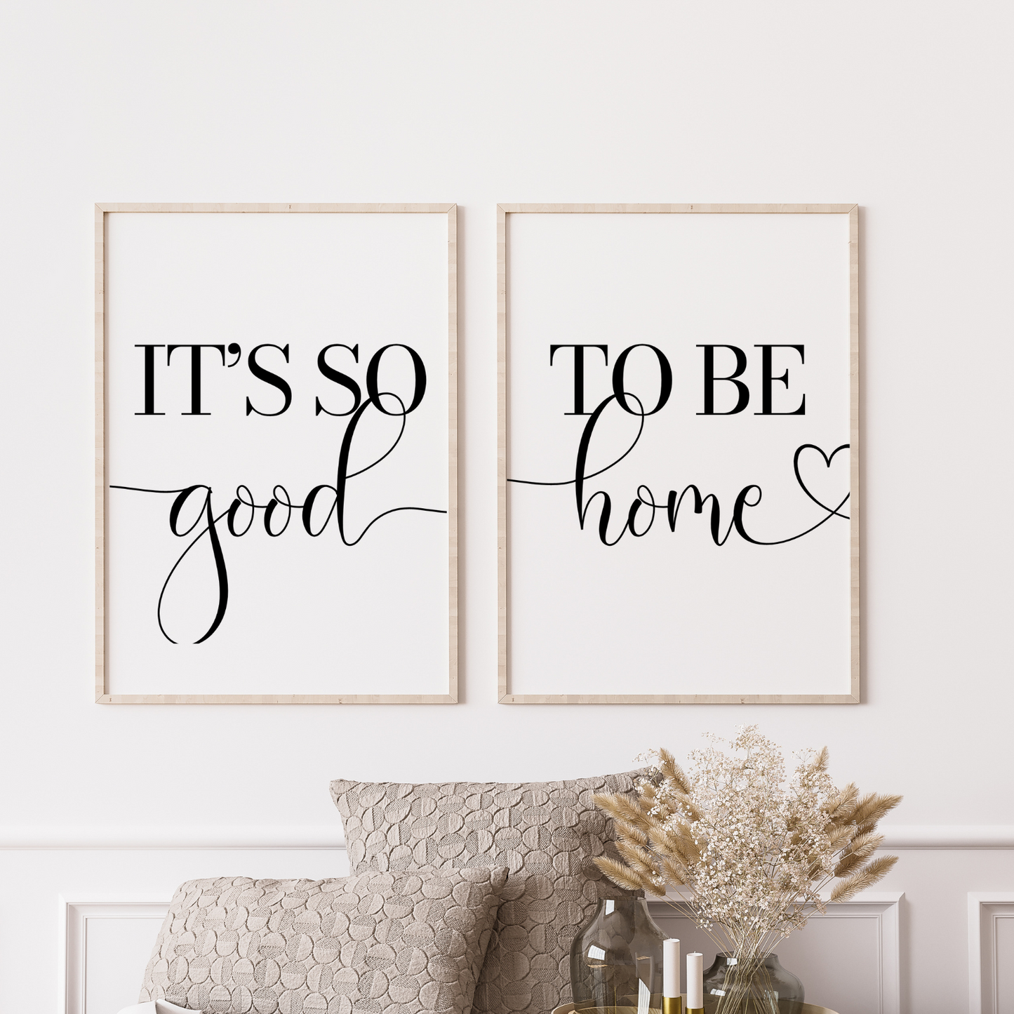 It's so Good to be Home Prints - Set of 2