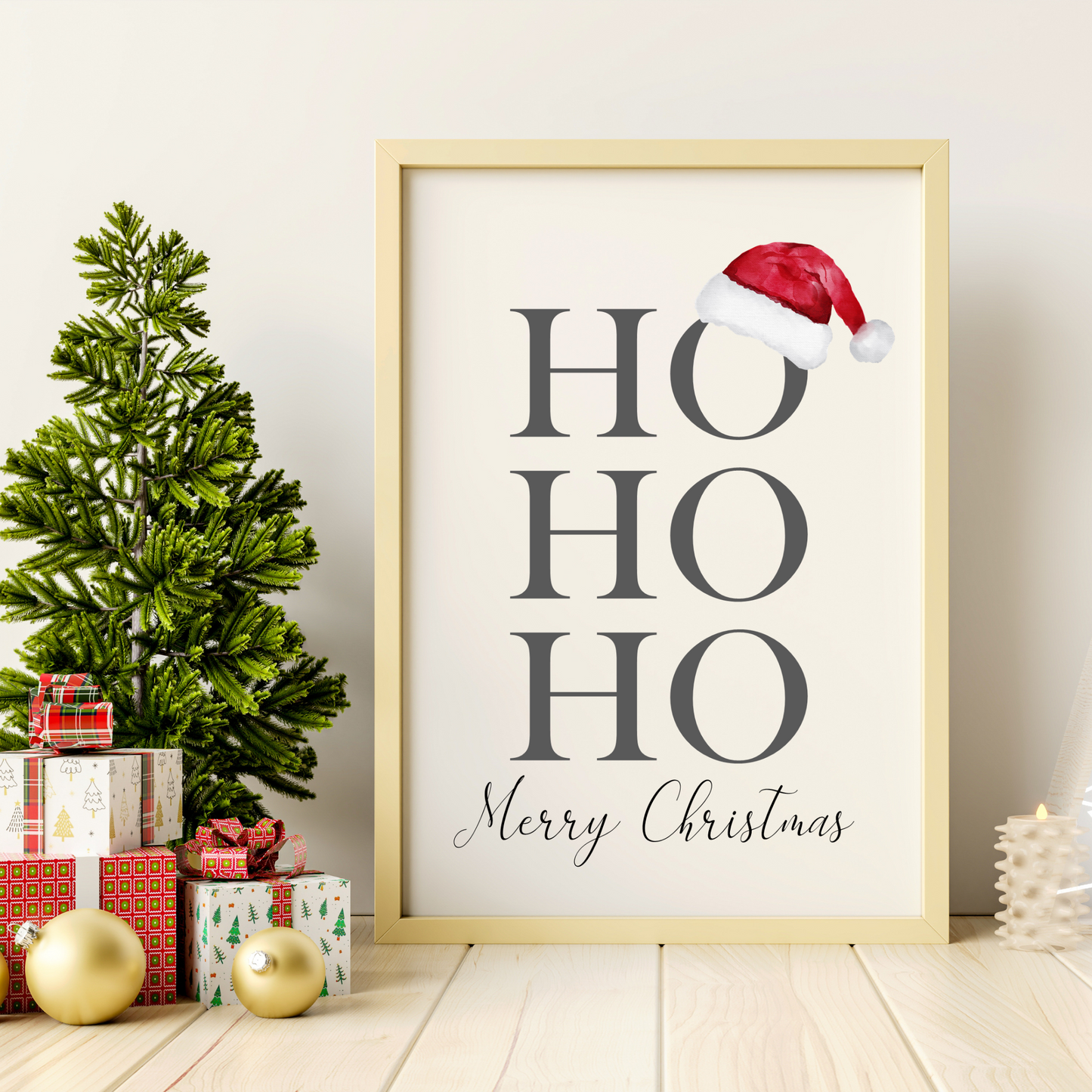 Ho Ho Ho Christmas Print