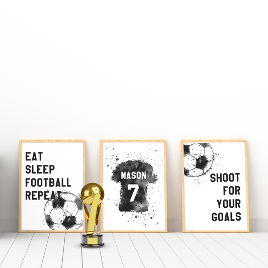 Personalised Football Prints