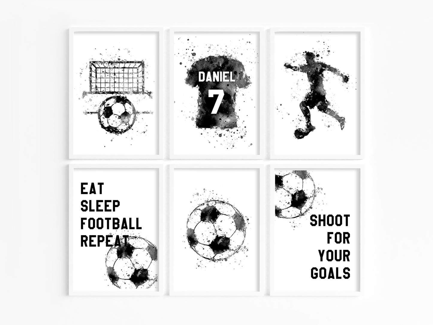 Personalised Football Prints