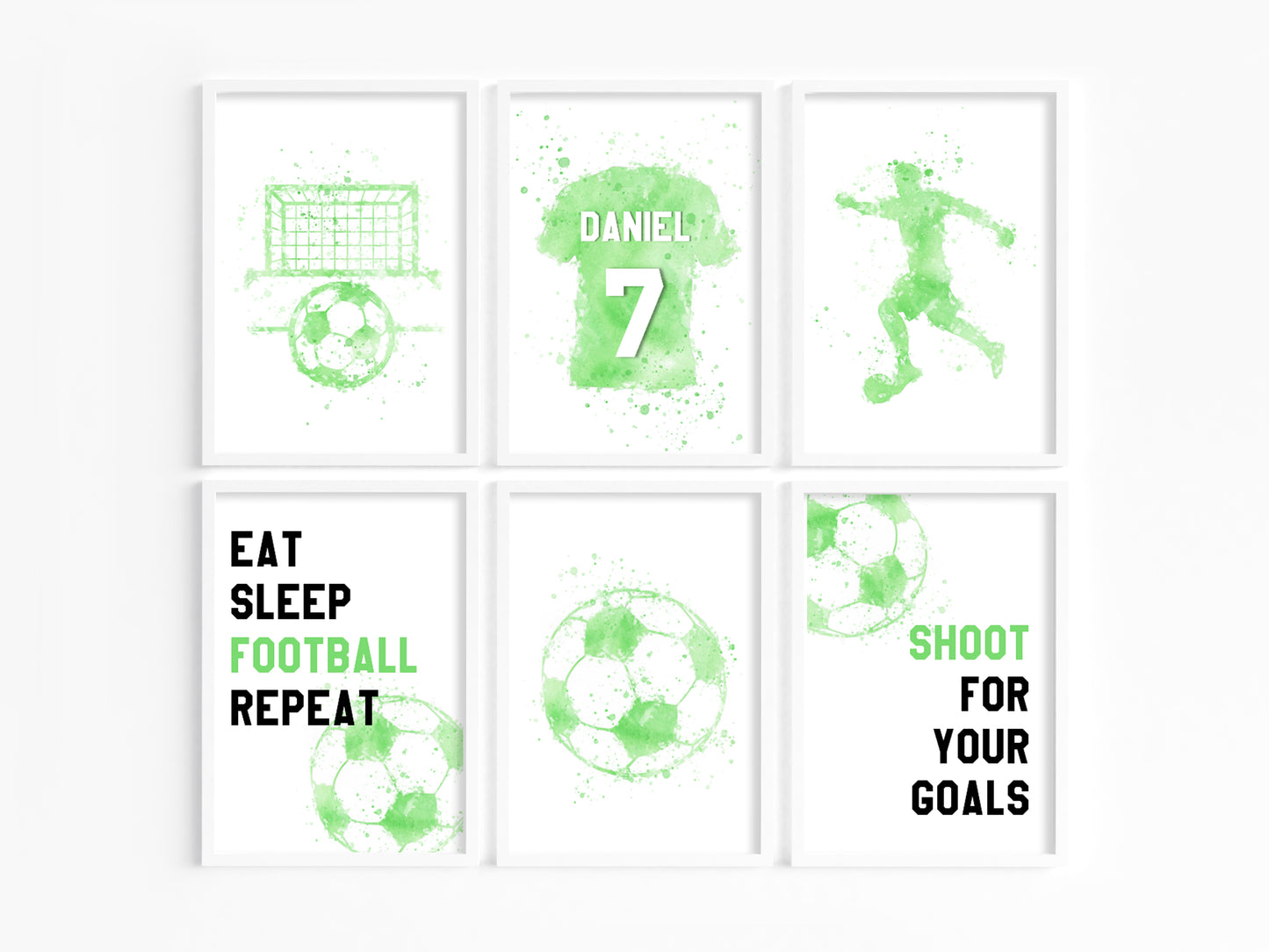 Personalised Football Prints