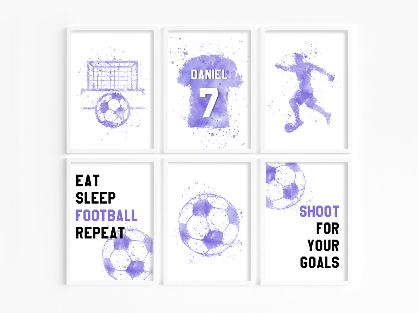 Personalised Football Prints