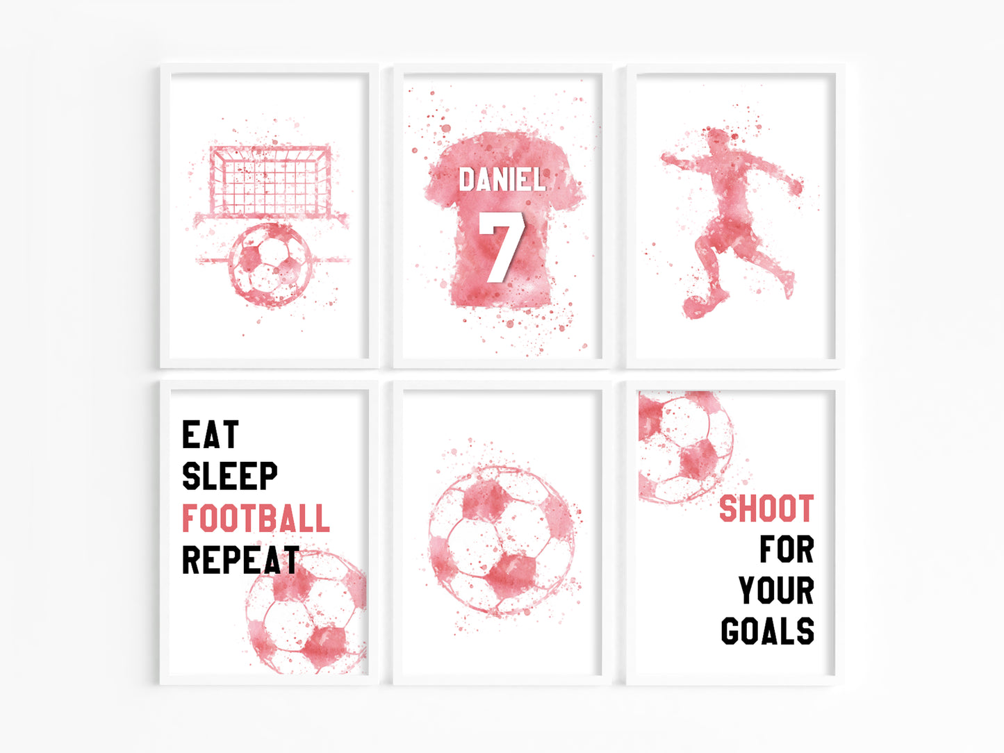 Personalised Football Prints